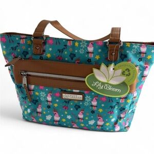 Lily Bloom Parrots in Paradise Dakota Tote Purse